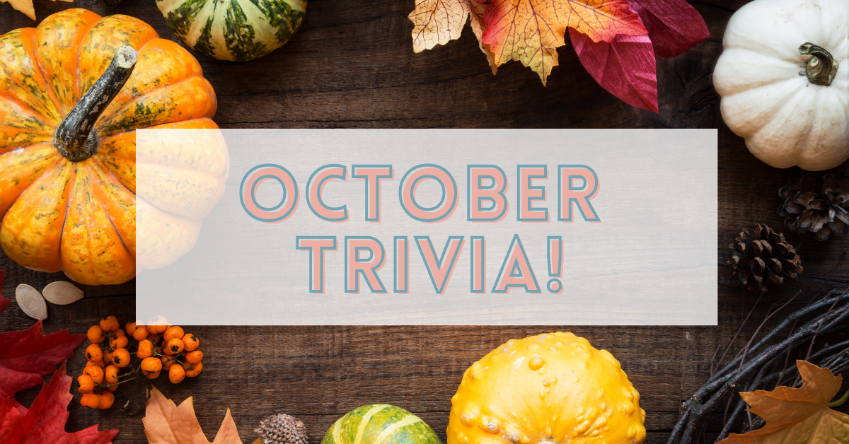 October Trivia Questions Free Printable - Land of Trivia
