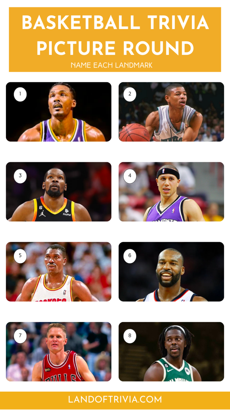 80 NBA Basketball Trivia Questions (With Picture Round!) Land of Trivia