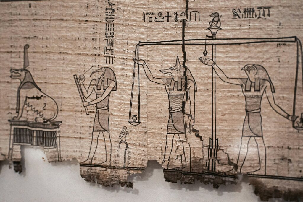 Thoth Anubis and Horus